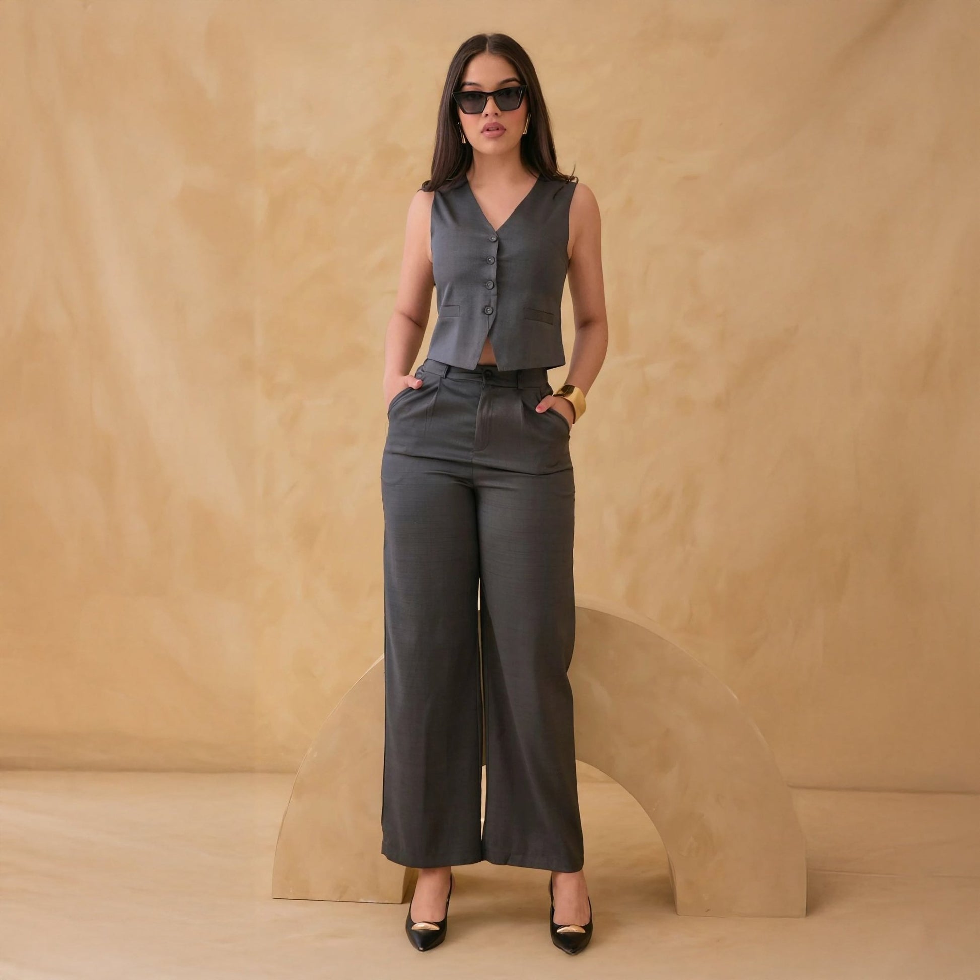 Conjunto De Chaleco y Pantalón - ROXANZ