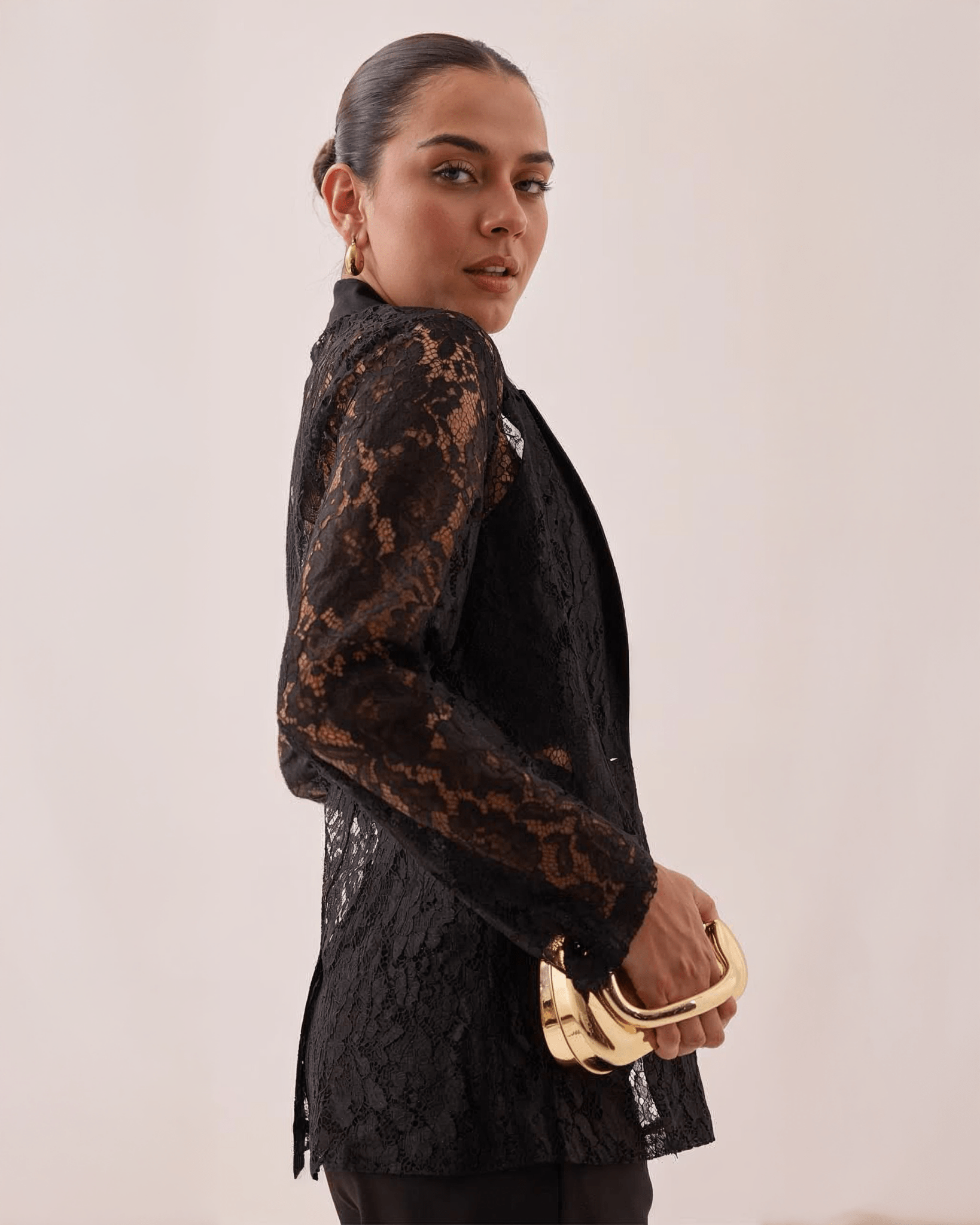 Conjunto de Tres Piezas Color Negro Elegante para Mujer - ROXANZ