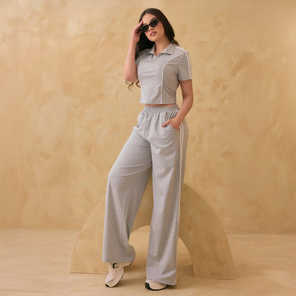 Conjunto Deportivo Top y Pantalón Amplio - ROXANZ