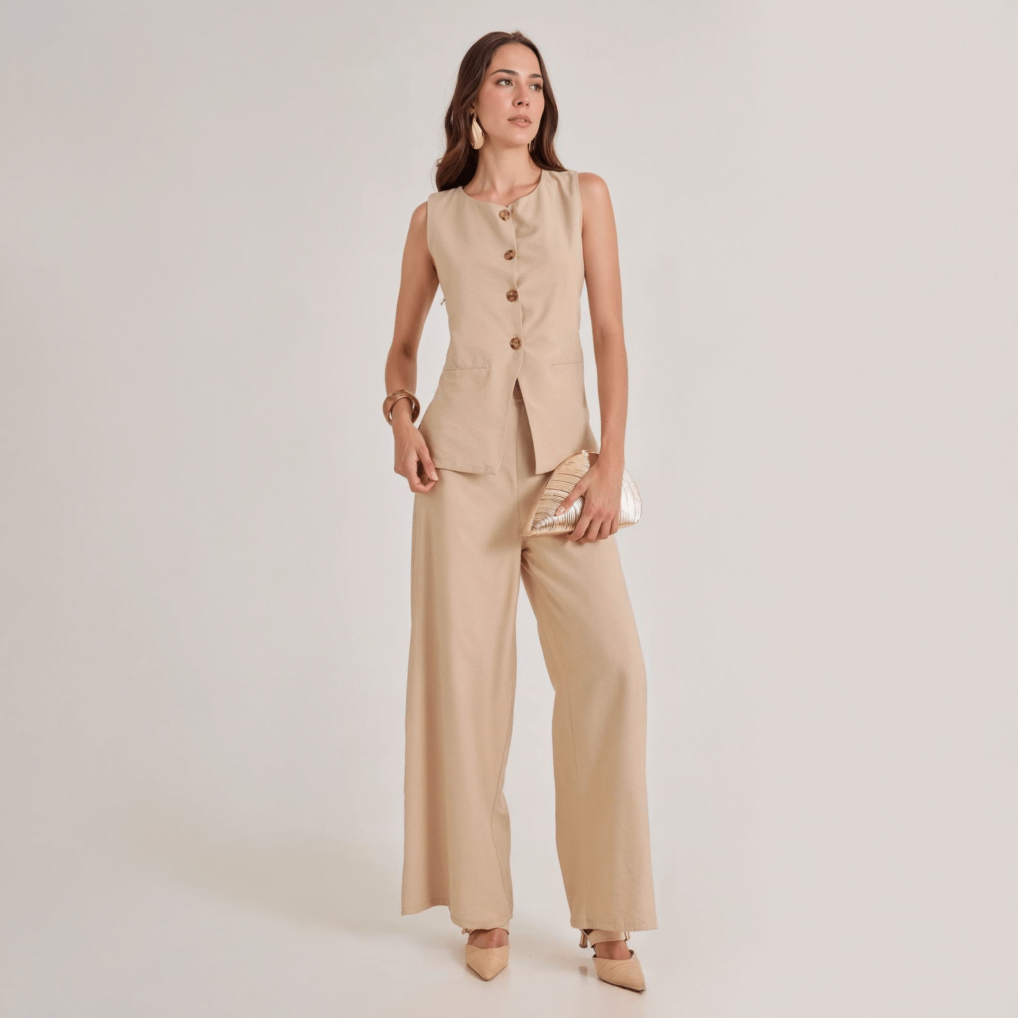Conjunto Elegante de Chaleco y Pantalón - ROXANZ