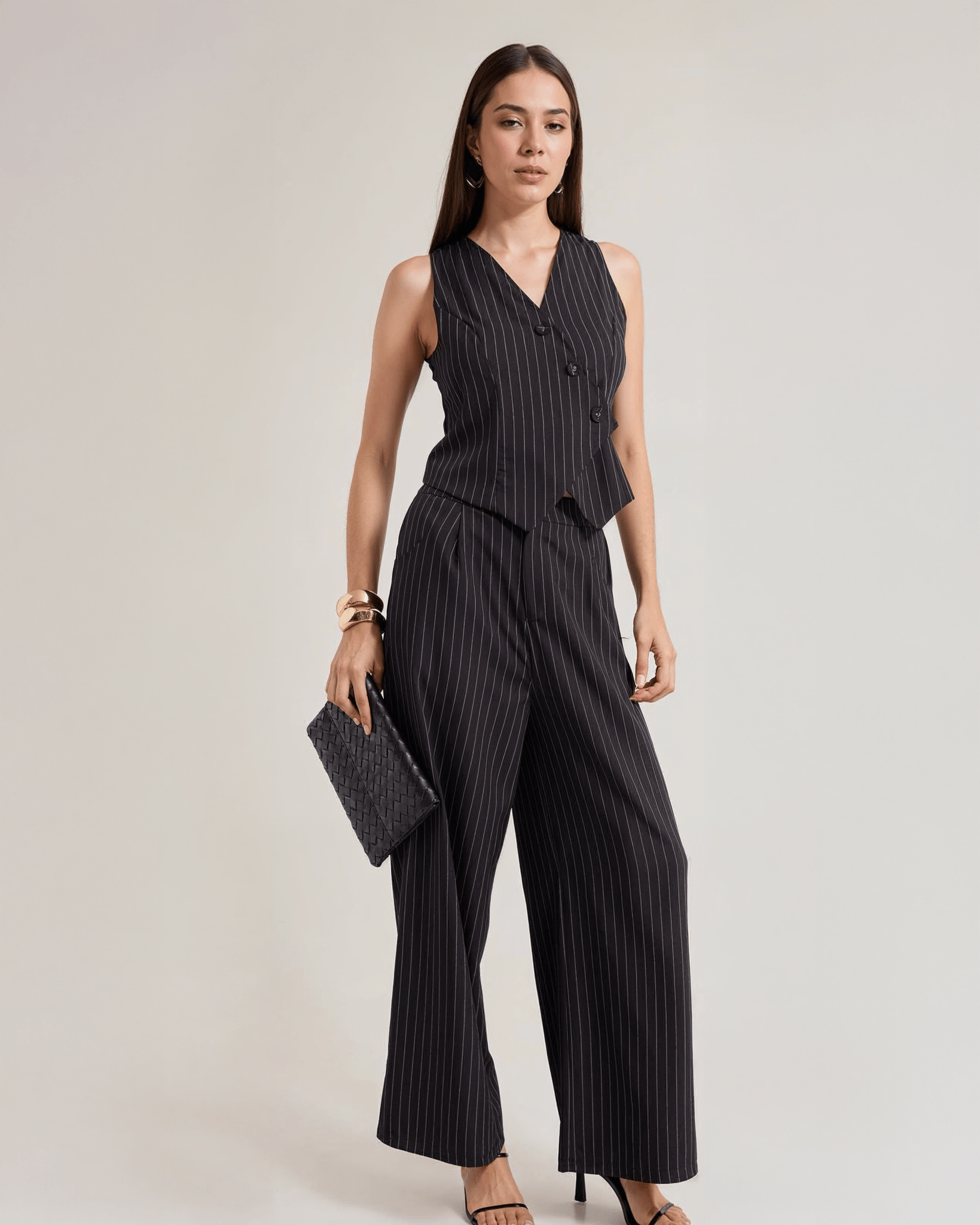 Conjunto Sastre con Rayas para Mujer - ROXANZ