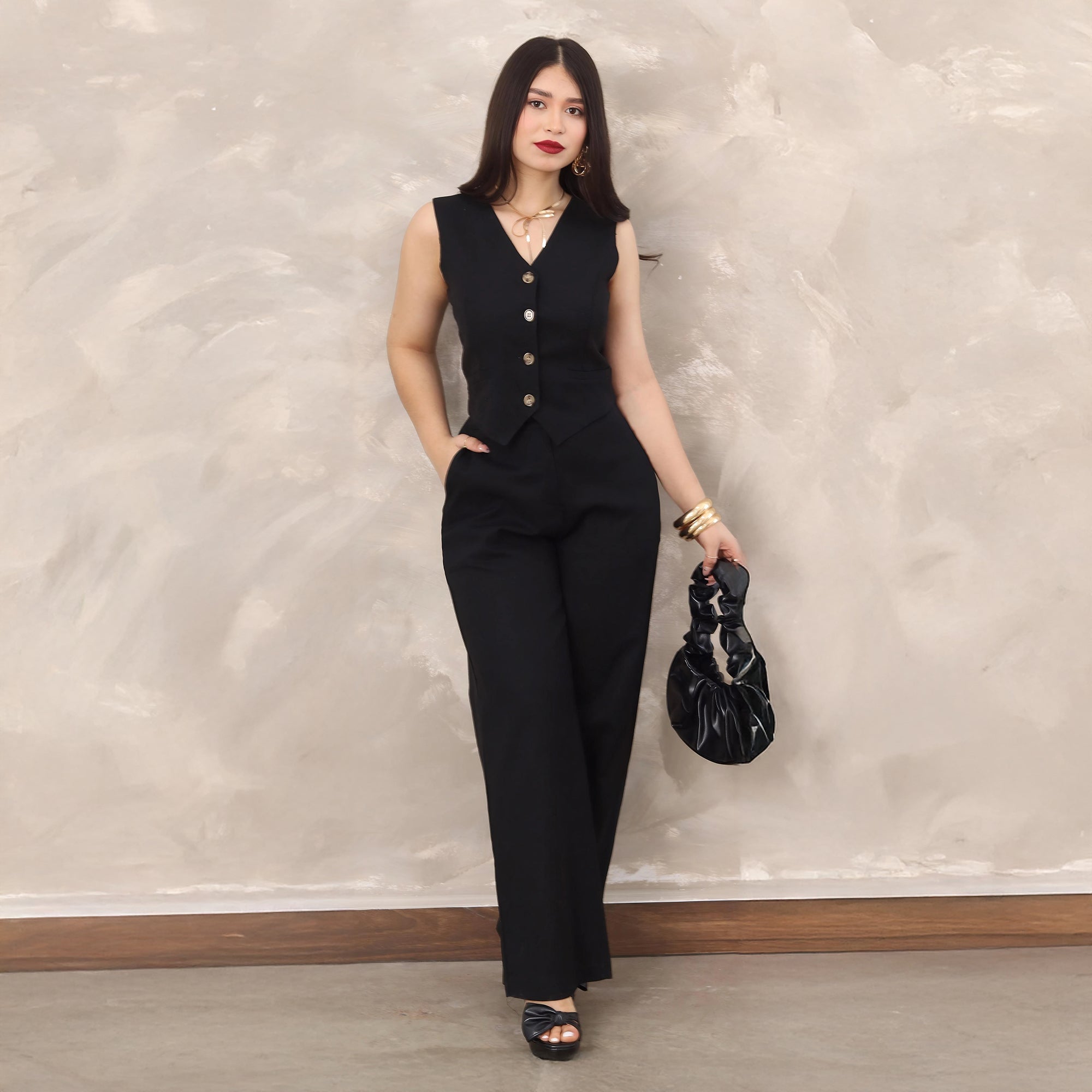 Conjunto Top y Pantalón Elegante para Mujer - ROXANZ