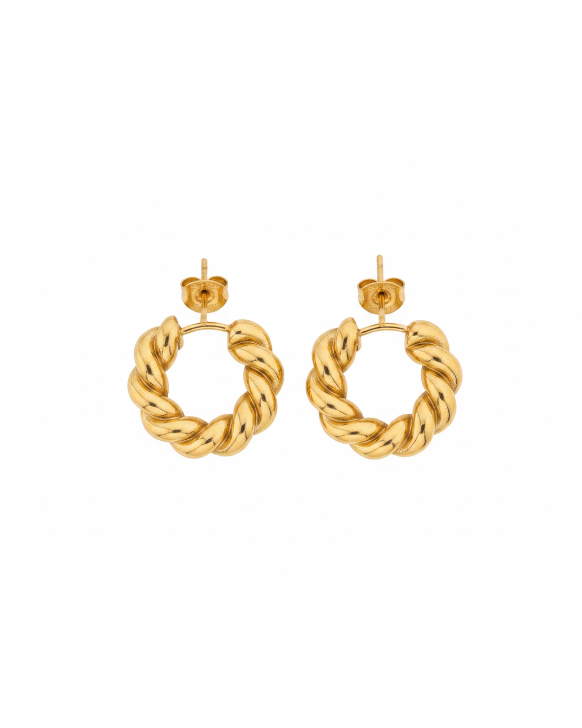 Aretes Crece Aro Trenzado