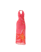 Vestido Largo Estampado Floral