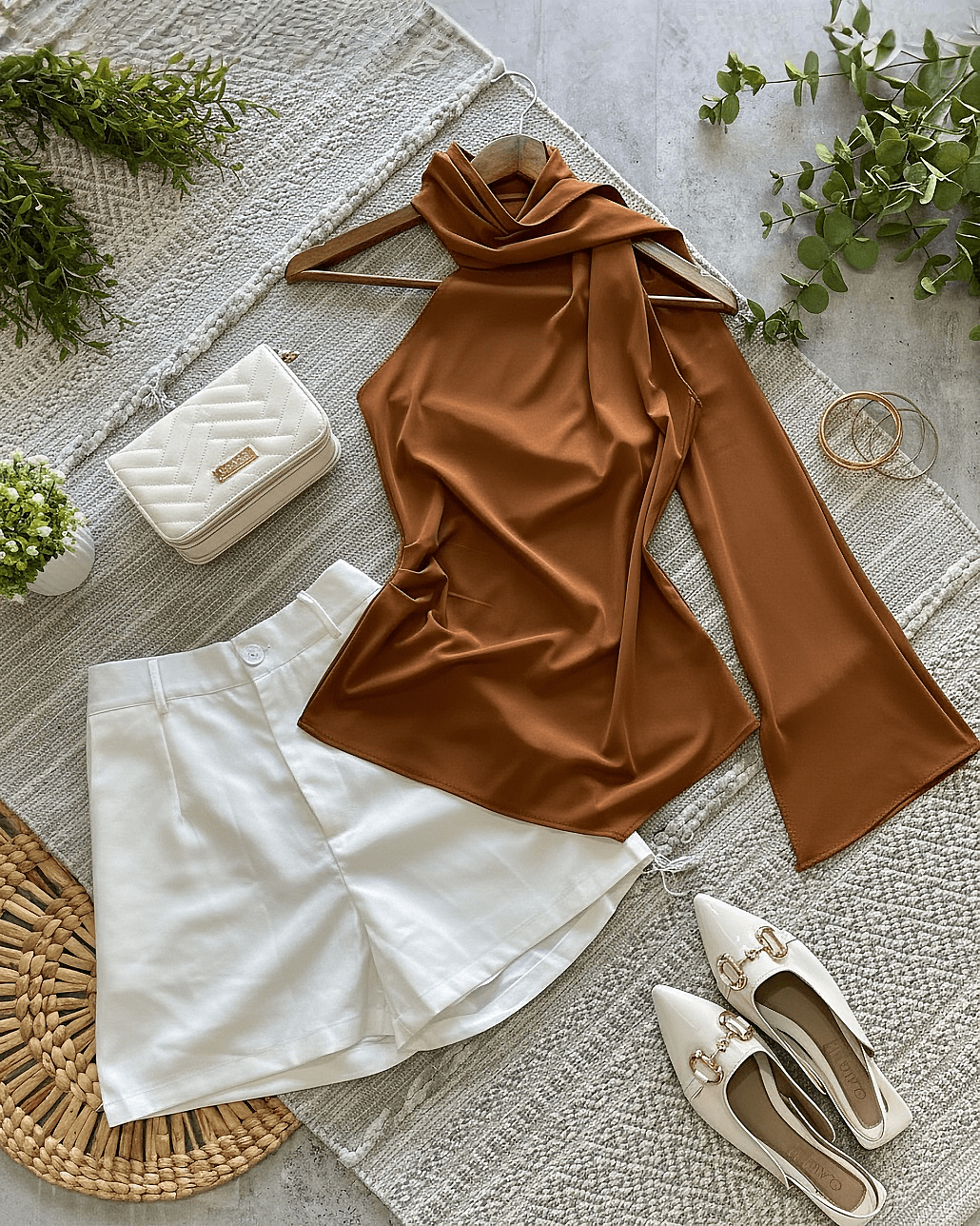 Top Halter Tipo Pañuelo