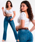 Jeans Recto Clásico Azul