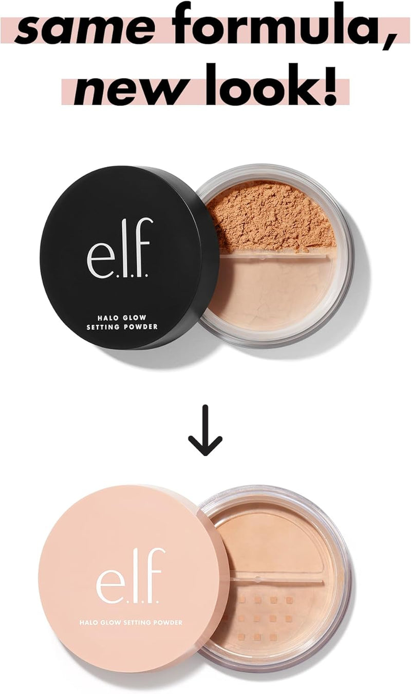 elf Halo Glow Soft Focus Setting Powder, Silky Powder For Creating Without Shine, Smooths Pores & Lines - Roxanz