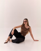 Pantalón Vestir Wide Leg