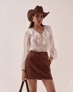 Falda Short Casual para Mujer Estilo Western - ROXANZ