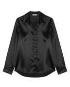 Camisa Satinada de manga larga botones