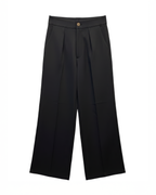 Pantalón Wide Leg Liso Casual