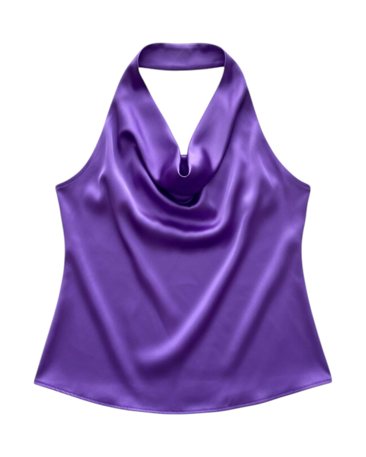 Top Satinado Escote Halter