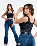 Jeans Bootcut Mezclilla Azul Oscuro
