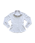 Camisa Ajustada Casual Blanca