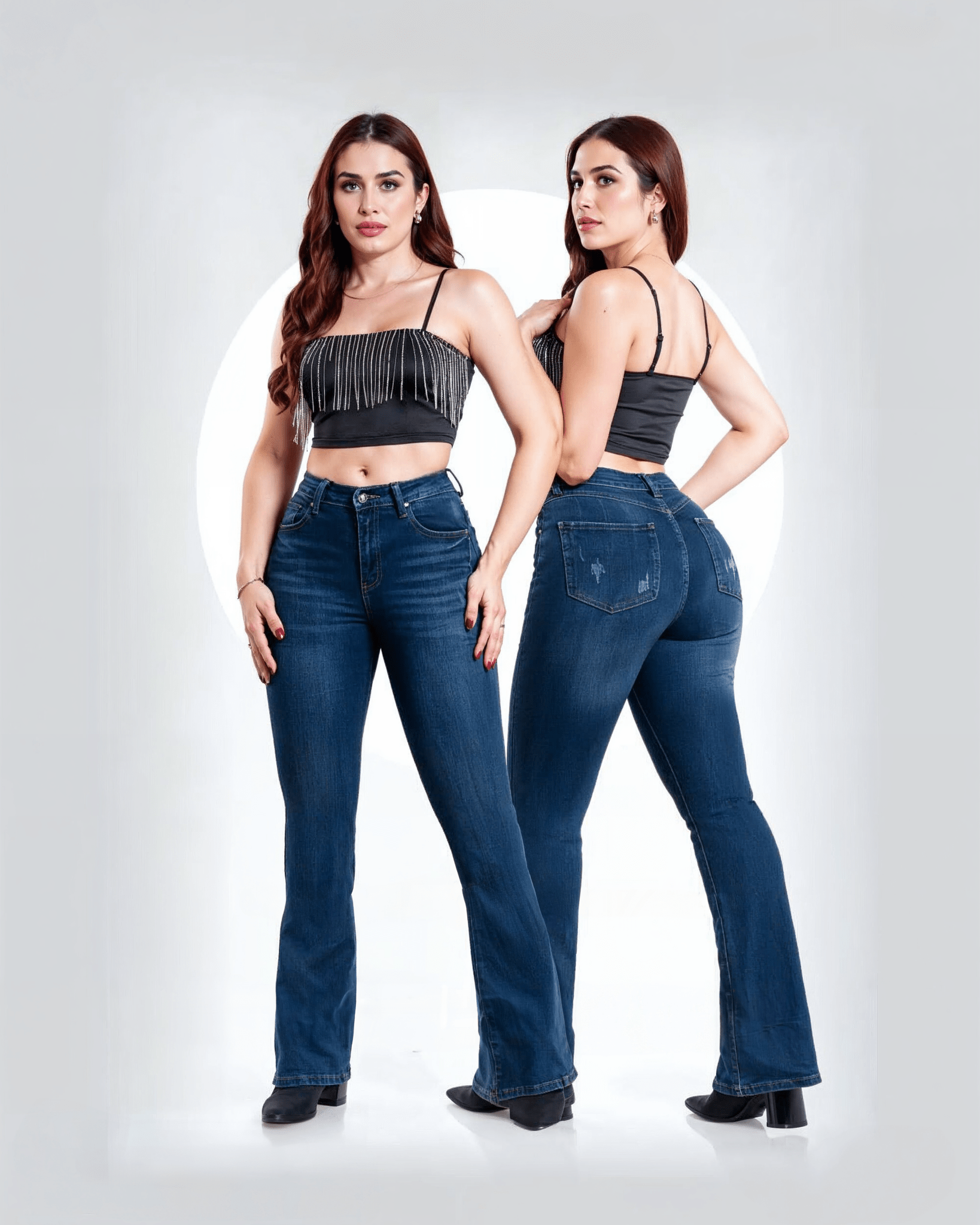 Jeans Bootcut de Mujer Tiro Alto - ROXANZ