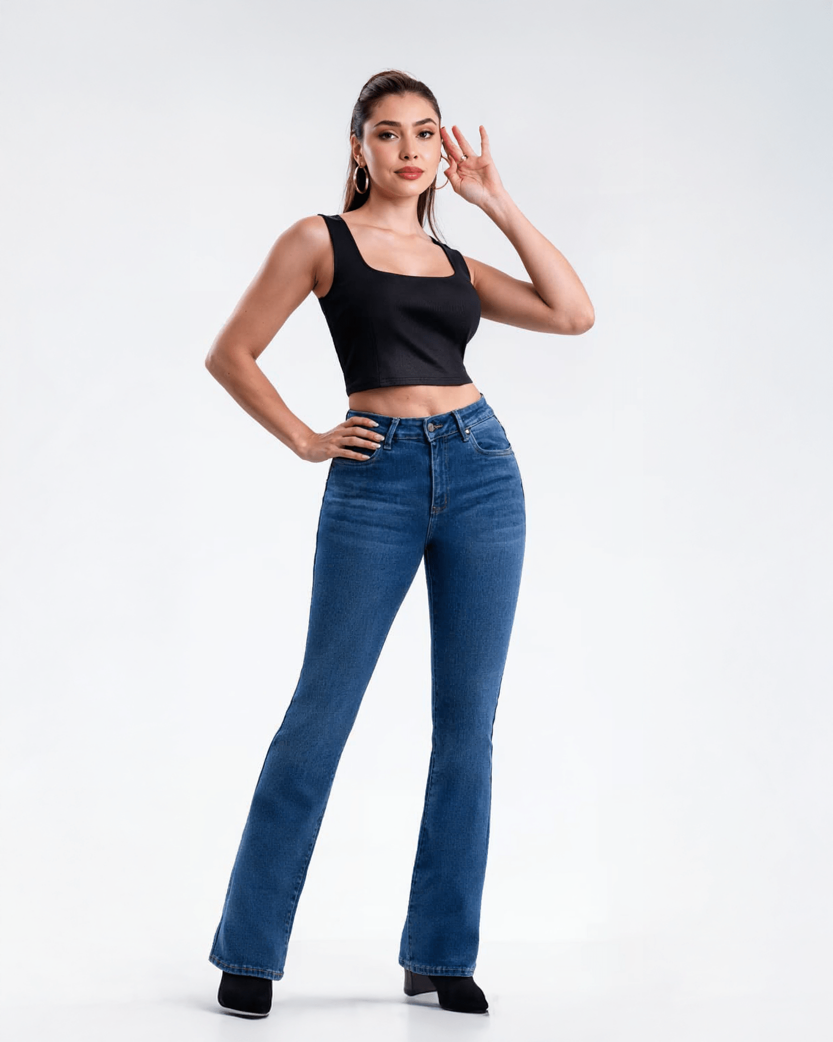 Jeans Bootcut Juliette con Cintura Alta - ROXANZ