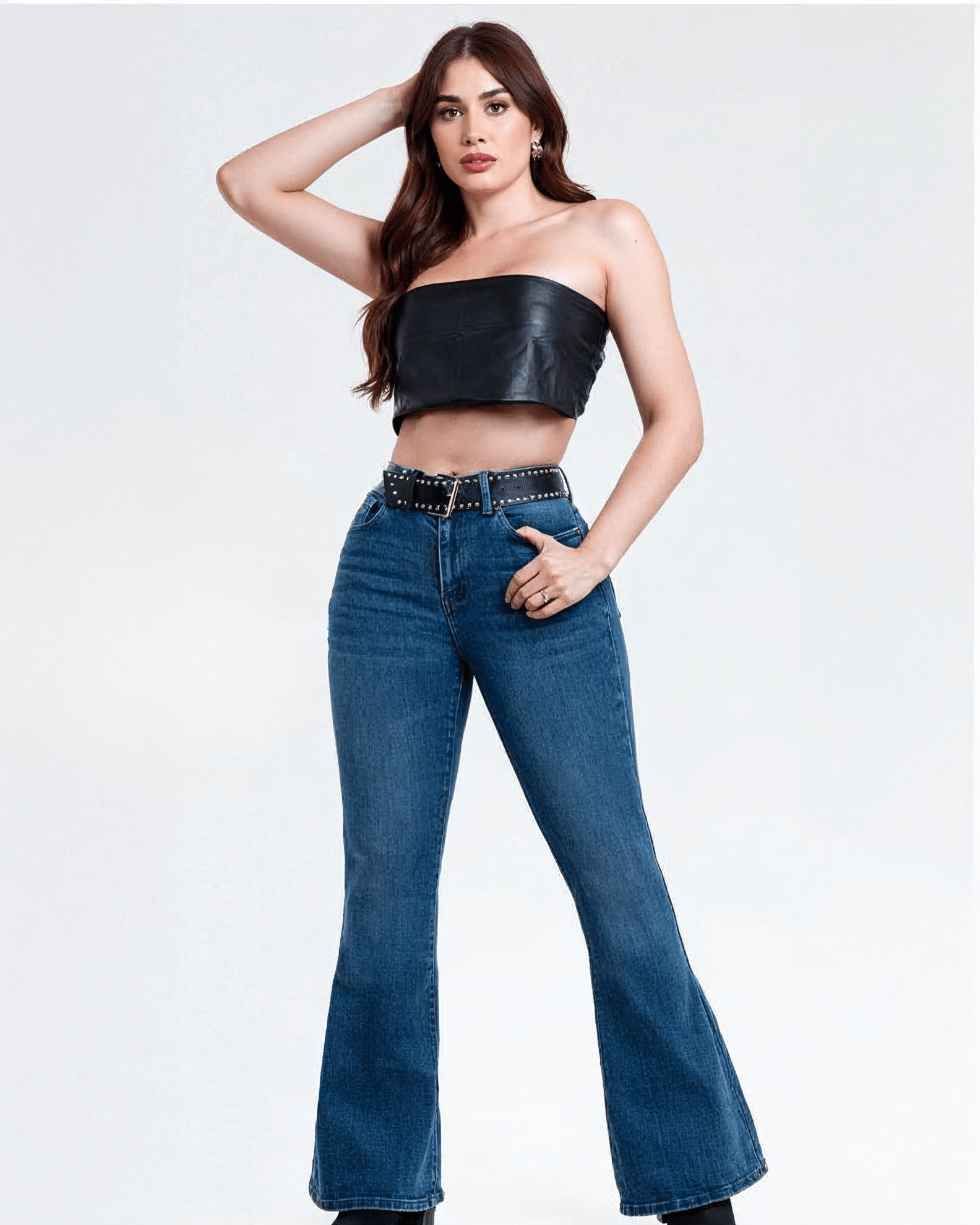 Jeans Campana de Mezclilla para Mujer Michelle Ferrar - ROXANZ