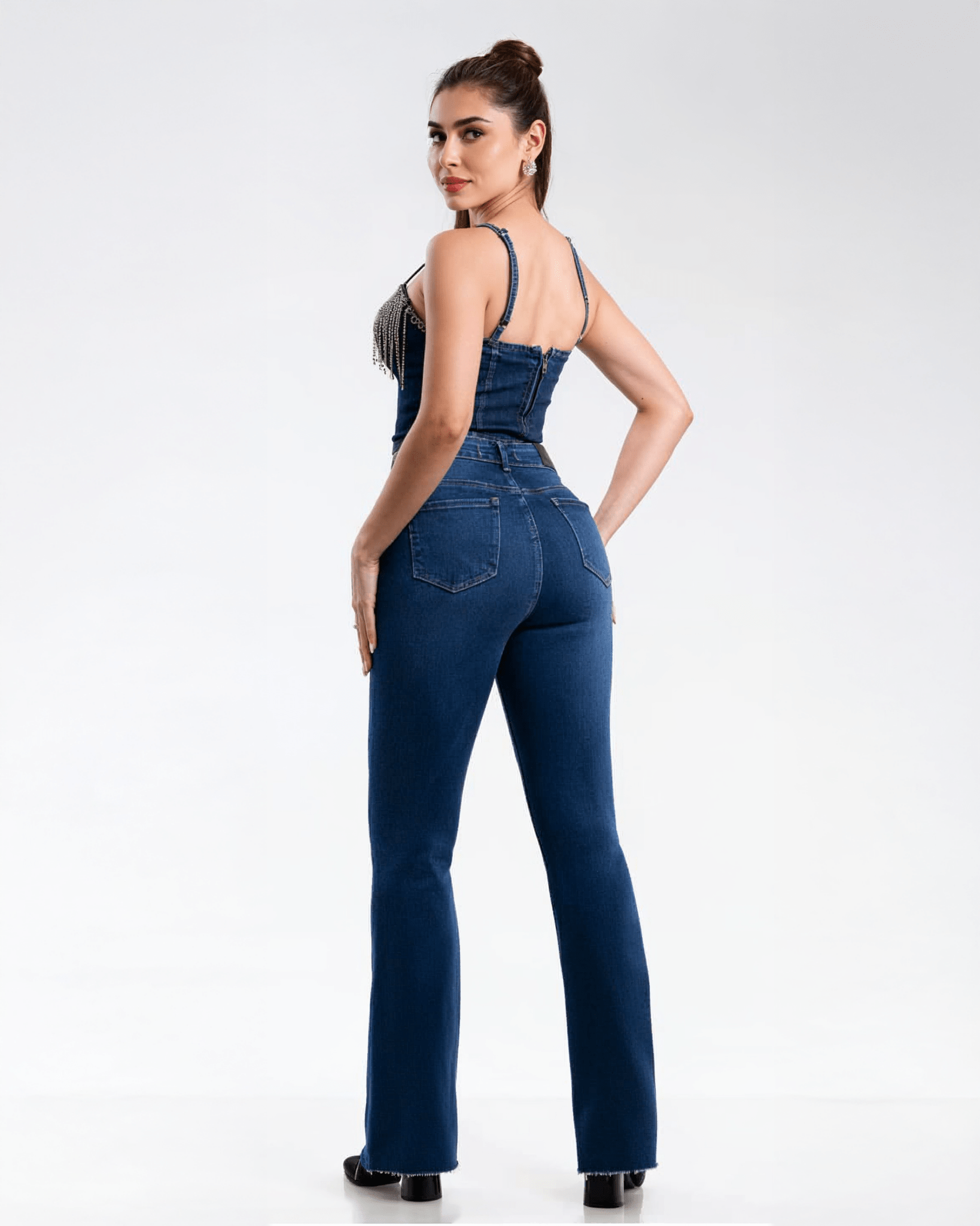 Jeans Campana Juliette Tiro Alto - ROXANZ