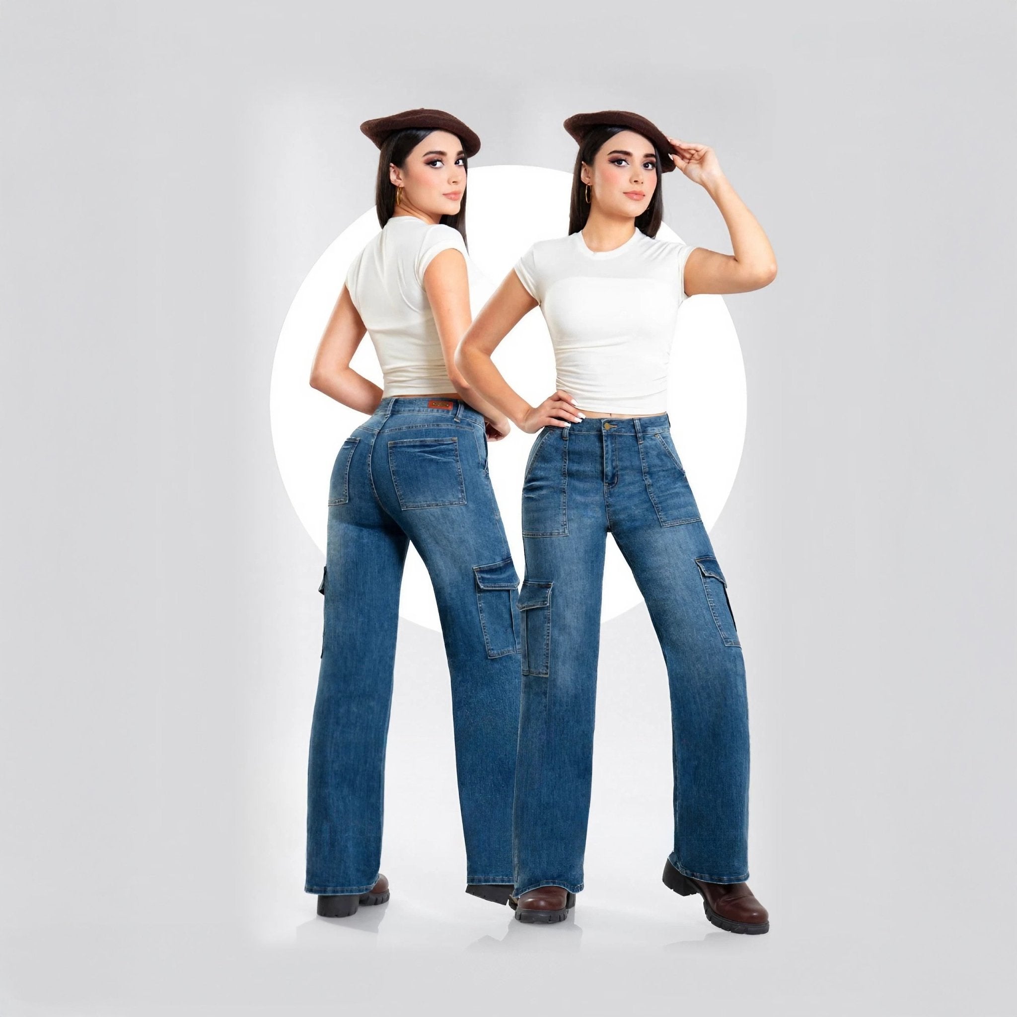 Jeans Cargo Michelle Ferrar - Roxanz