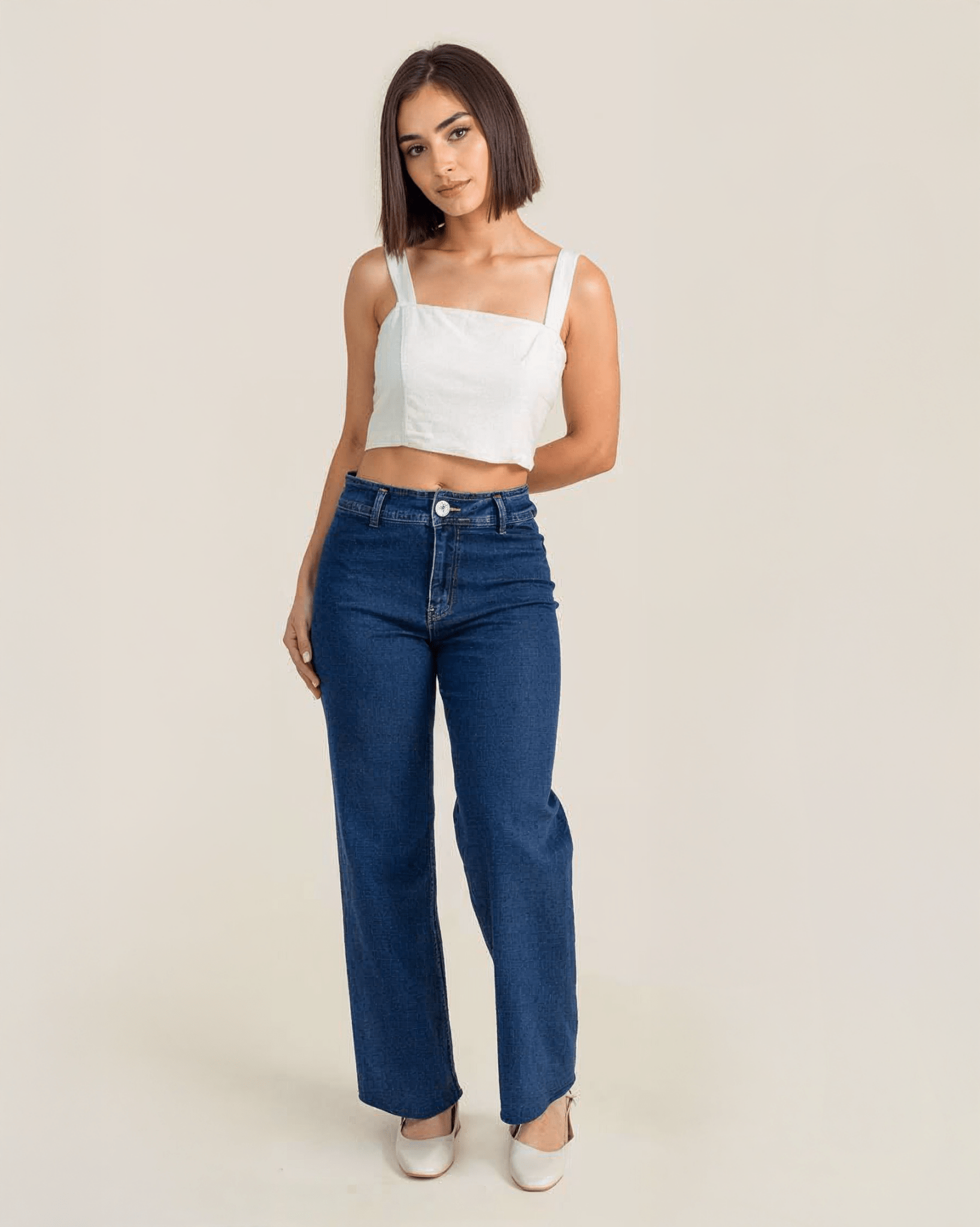 Jeans de Corte Recto JS Denim Soft - ROXANZ