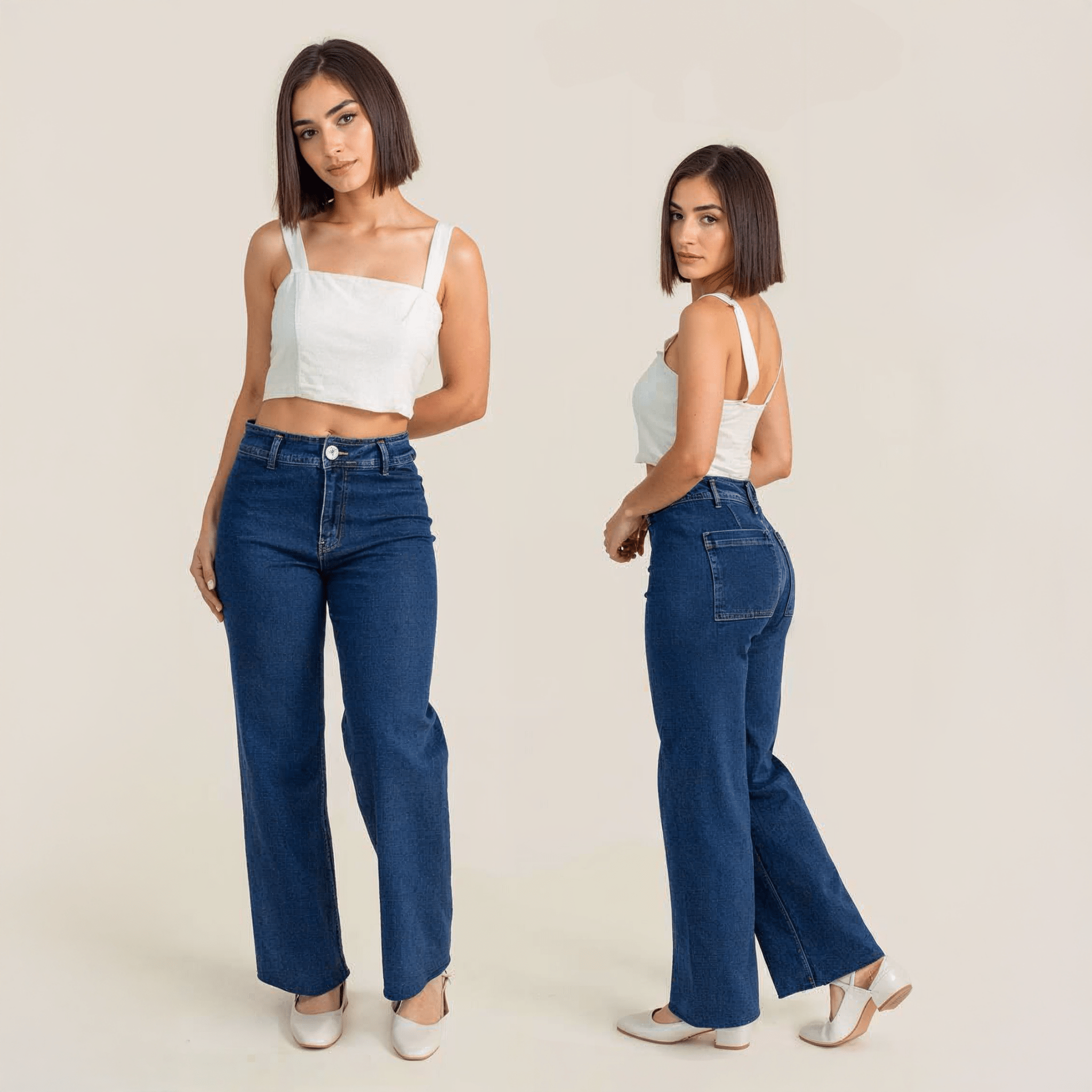 Jeans de Corte Recto JS Denim Soft - ROXANZ
