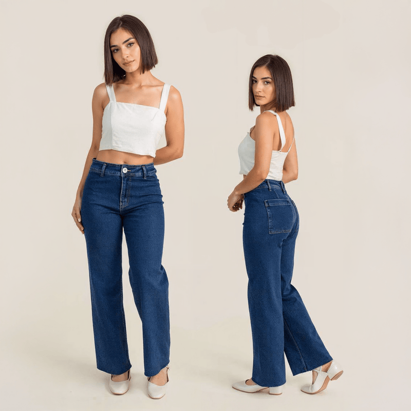 Jeans de Corte Recto JS Denim Soft - ROXANZ