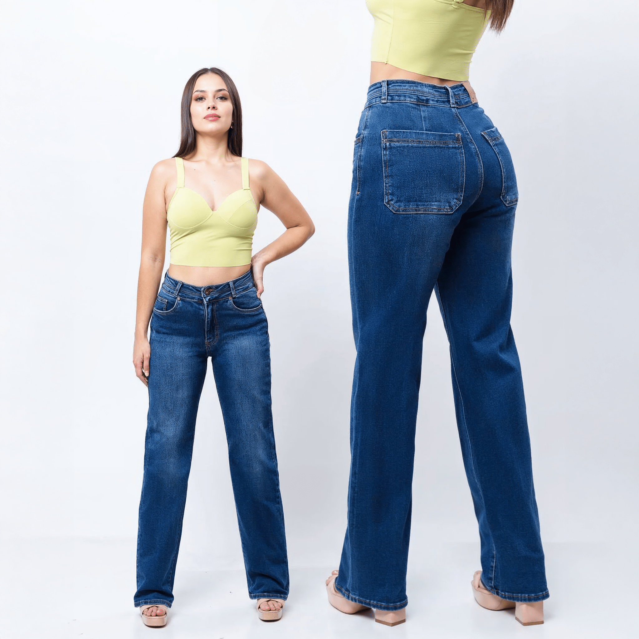 Jeans Estilo Wide Leg - ROXANZ