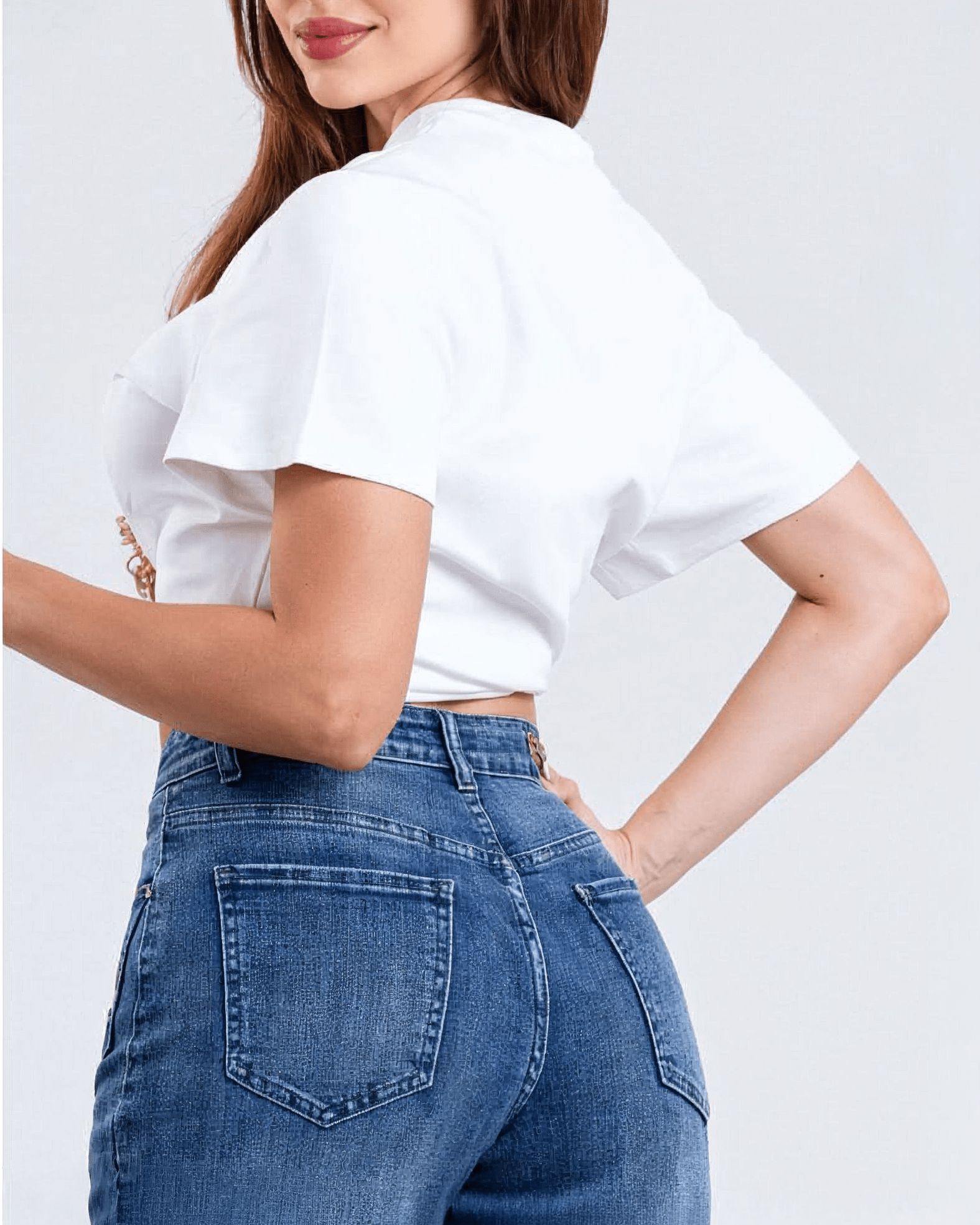 Jeans Wide Leg de Mezclilla para Mujer - ROXANZ