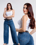 Jeans Wide Leg de Mujer Tiro Alto Moda Casual Confort - ROXANZ