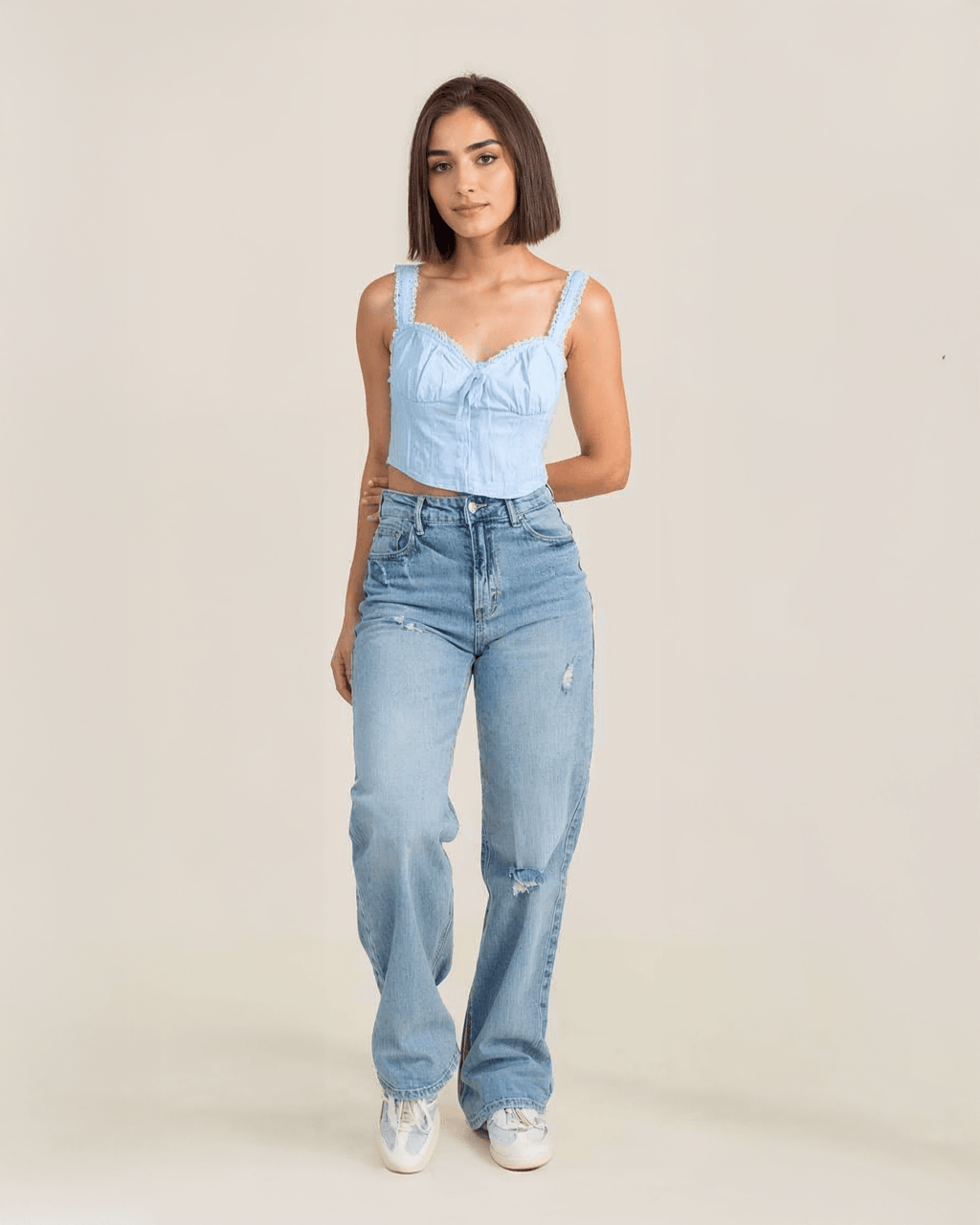 Jeans Wide Leg JS Denim Ajuste Perfecto - ROXANZ