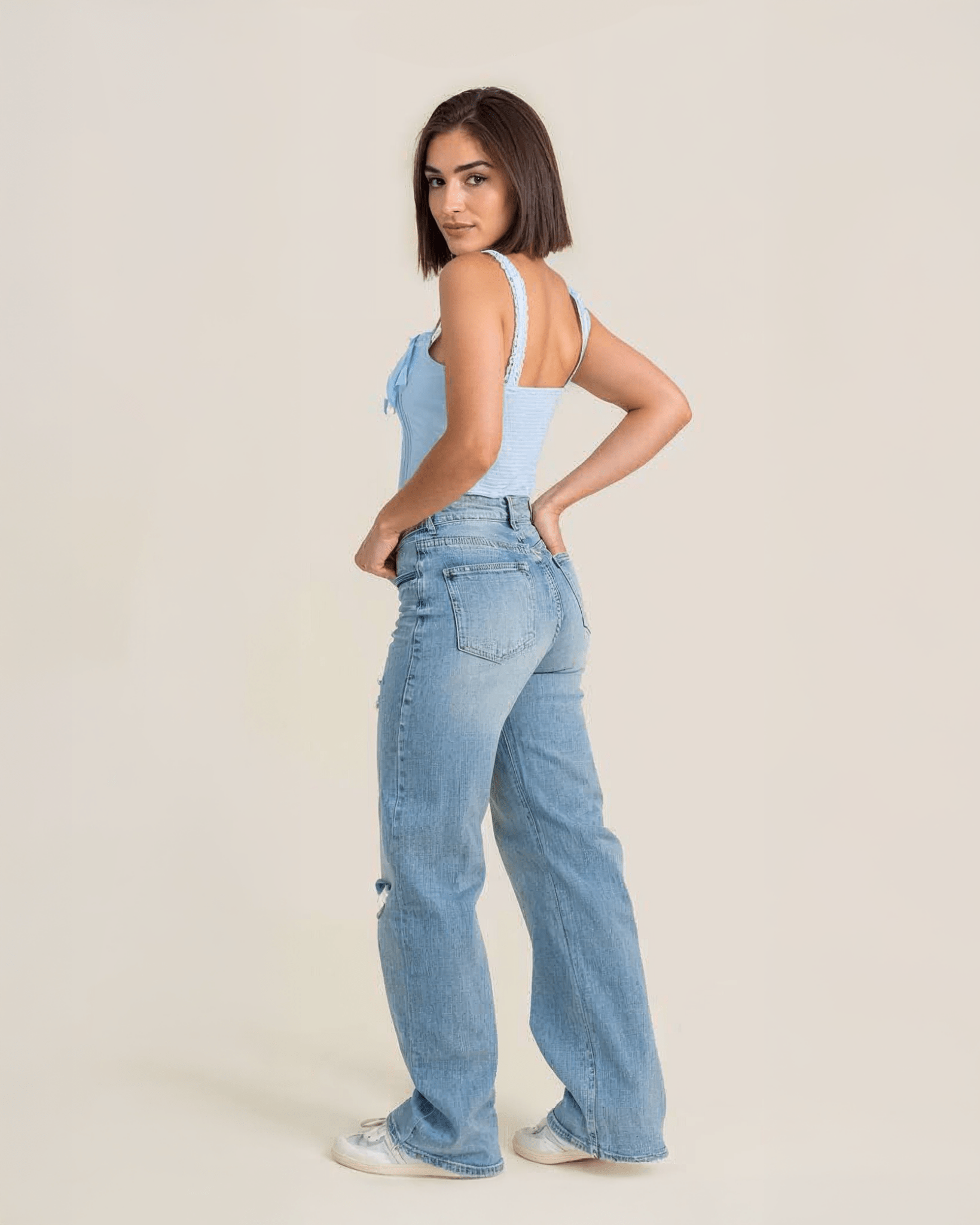 Jeans Wide Leg JS Denim Ajuste Perfecto - ROXANZ