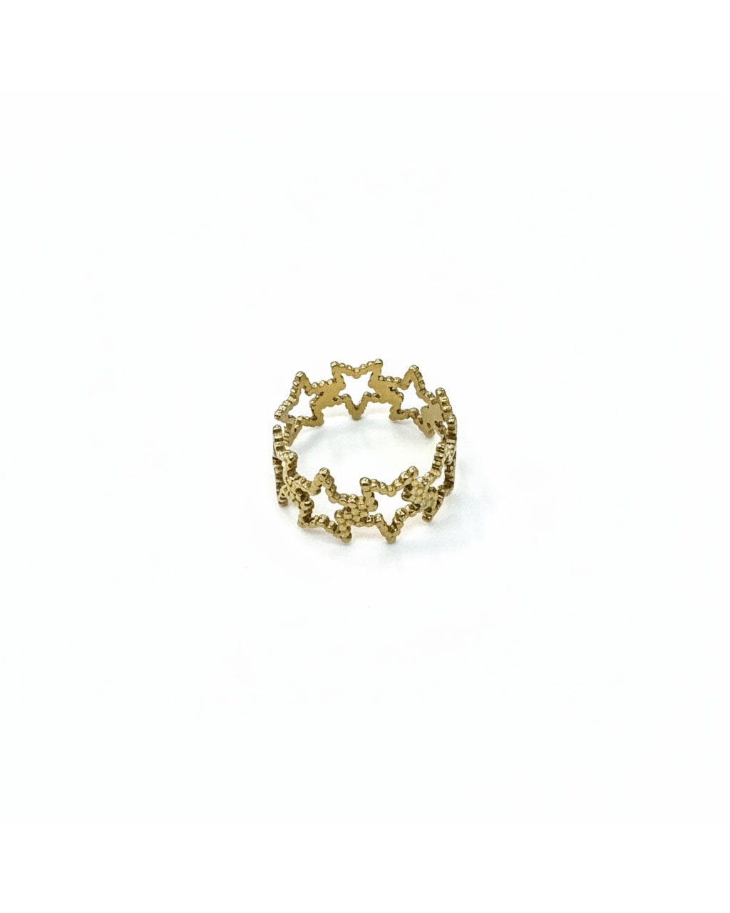Anillo Estrellas Minimalista Dorado