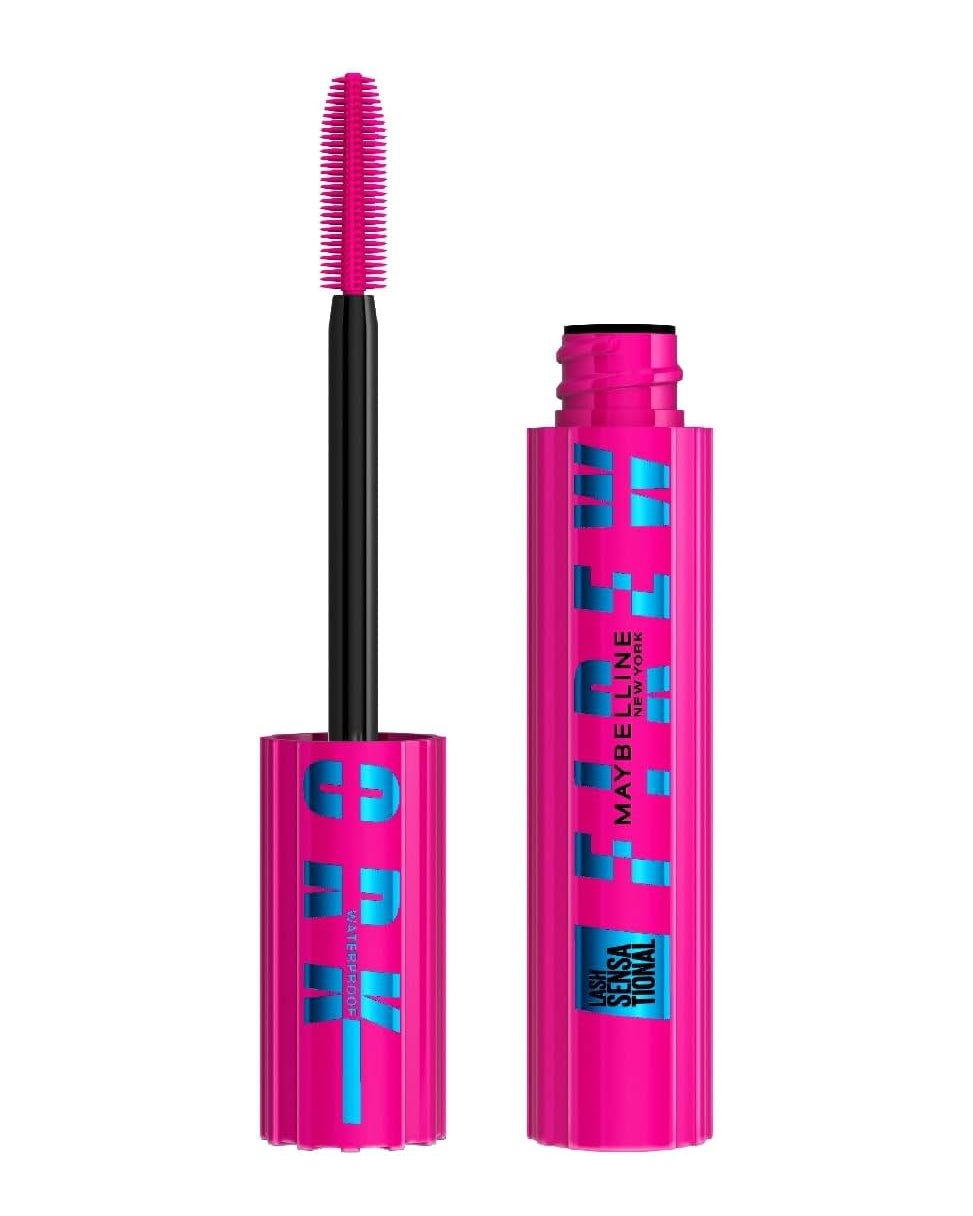 Maybelline Nueva Mascara de Pestañas con Pro Vitamina B5, Lash Sensational Firework, a prueba de agua - Roxanz