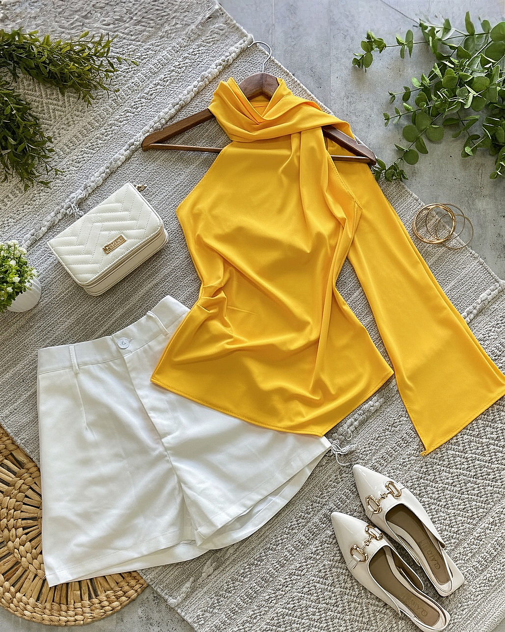 Top Halter Tipo Pañuelo