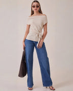 Blusa Hombros Caídos