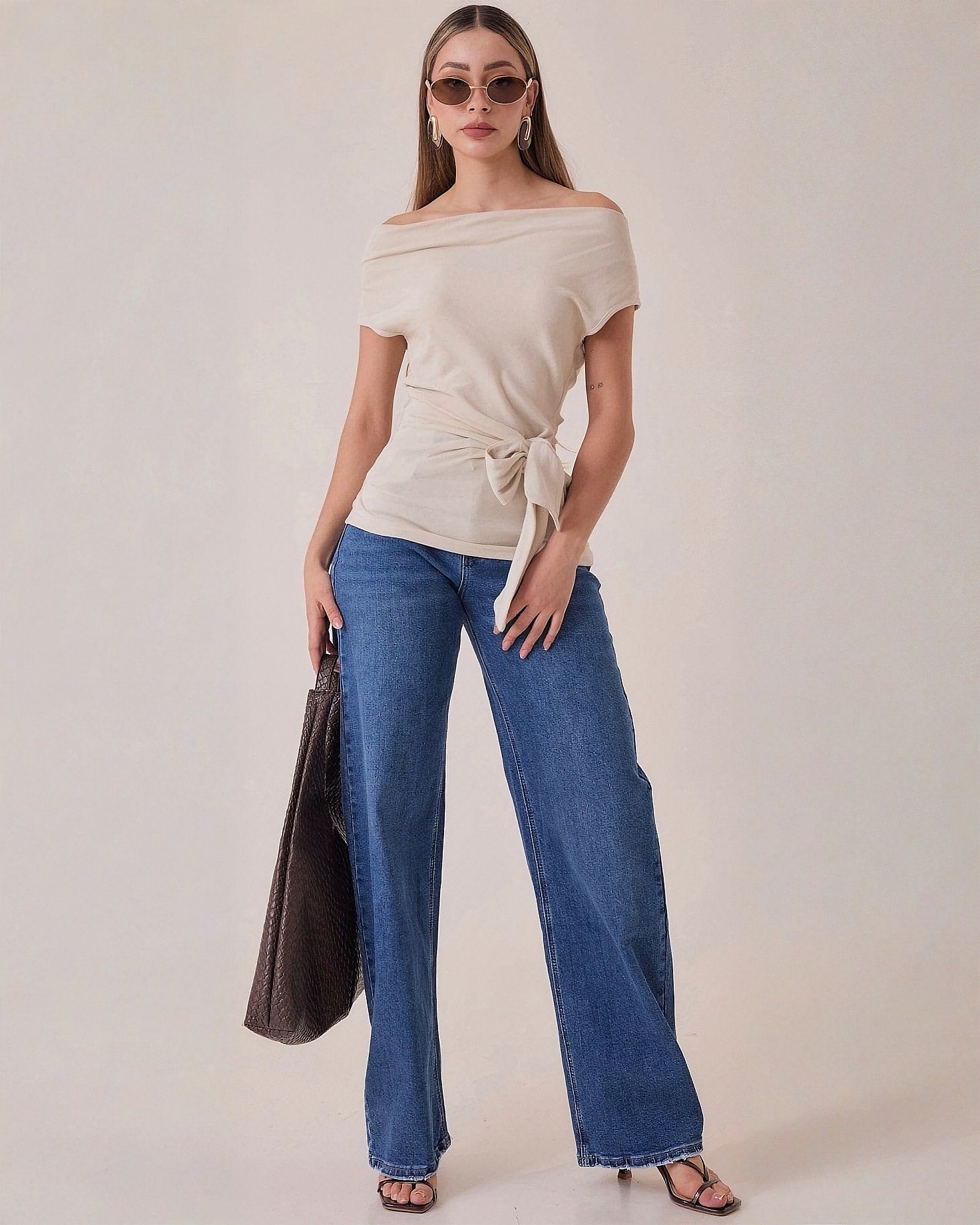 Blusa Hombros Caídos