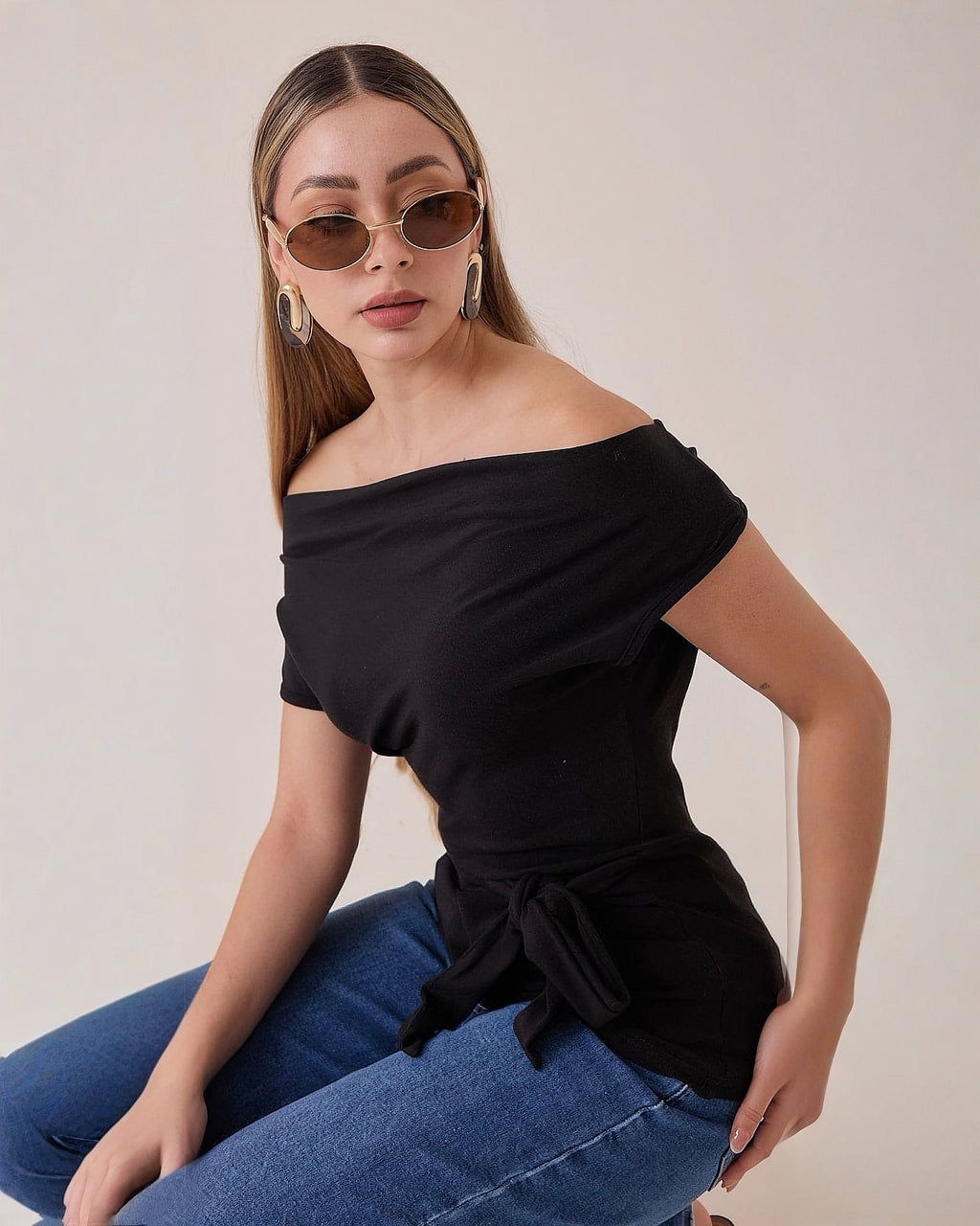 Blusa Hombros Caídos