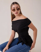 Blusa Hombros Caídos