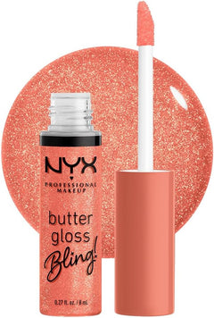 Nyx Professional Makeup, Butter Gloss Bling, Brillo de Labios - Roxanz