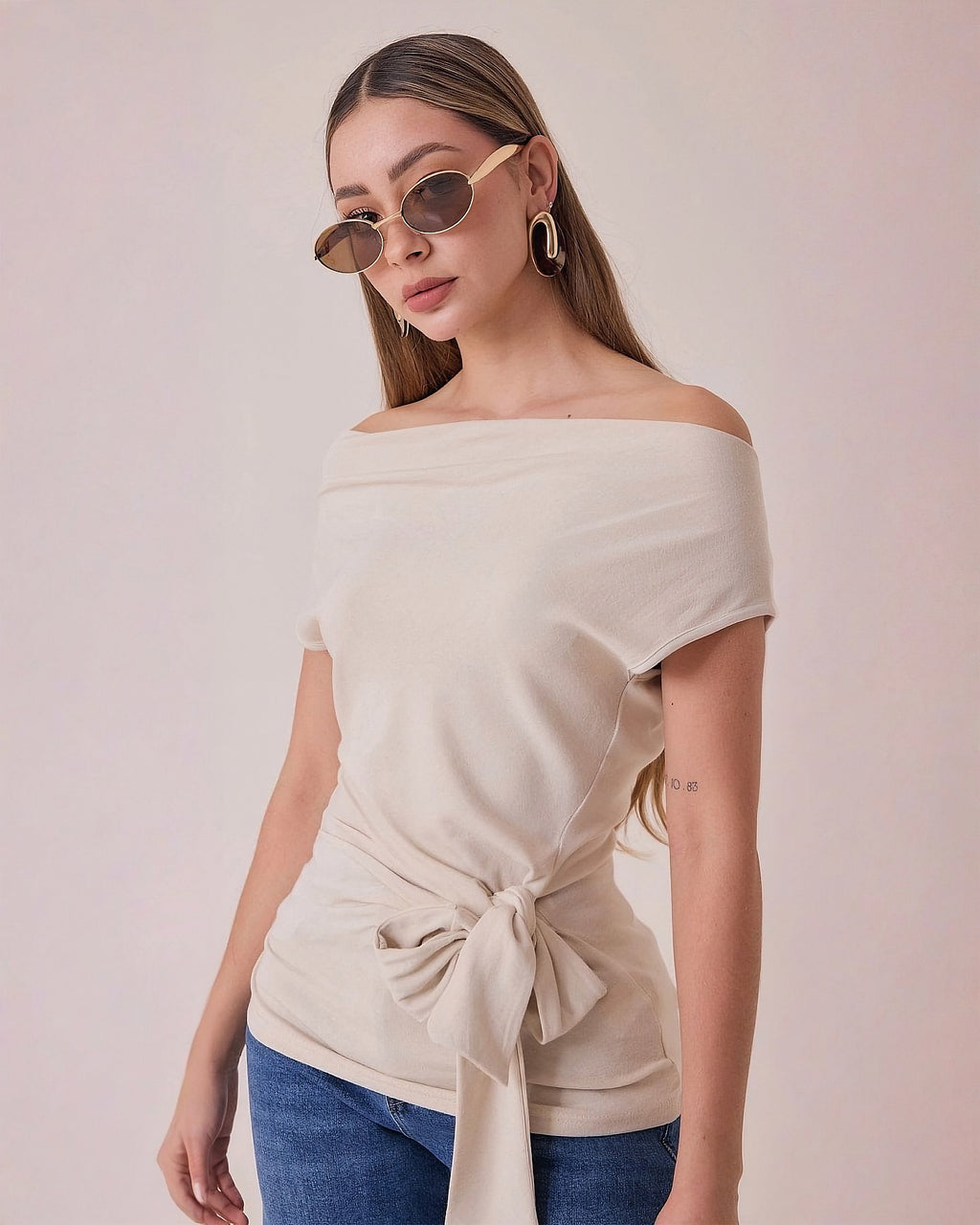 Blusa Hombros Caídos