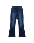 Jeans de Campana Con 2 Botones