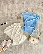 Blusa Manga Corta Draper Blusas
