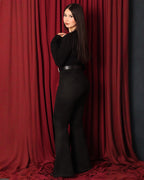 Pantalón Campana de Gamuza para Mujer Elegante y Moderno - ROXANZ