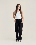 Pantalón Wide Leg Negro de Mujer JS Denim Soft - ROXANZ