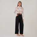 Pantalones Amplios en Colores Neutros para Mujer - ROXANZ