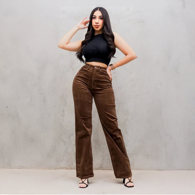 Pantalones Anchos de Pana Balam para Mujer - Roxanz