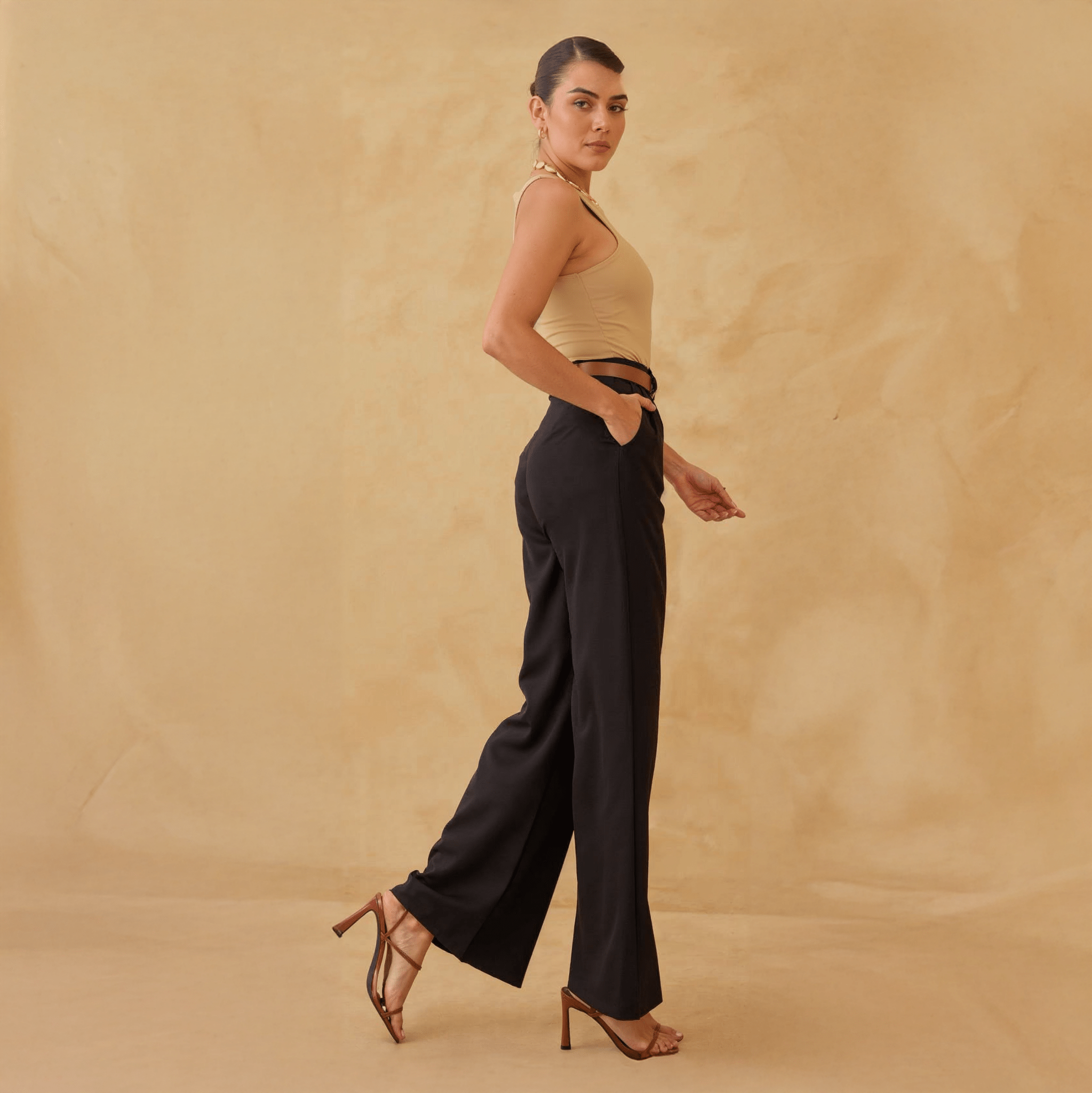 Pantalones Anchos Elegantes para Mujer - ROXANZ