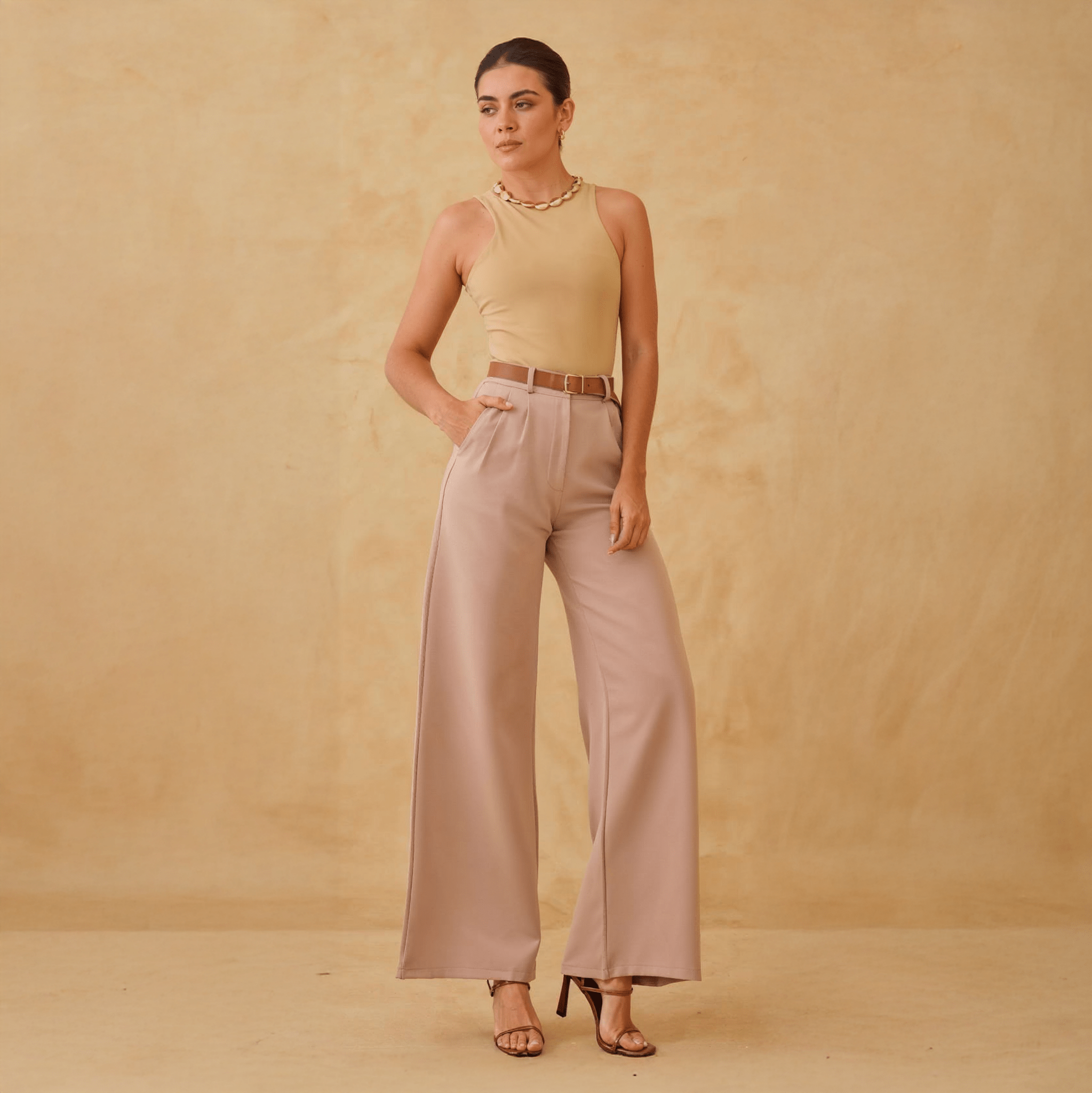 Pantalones Anchos Elegantes para Mujer - ROXANZ