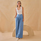 Pantalones Anchos Para Mujer - ROXANZ