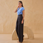 Pantalones Anchos Para Mujer - ROXANZ